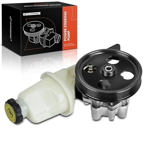 Power Steering Pump, with Pulley & Reservoir, Pump with Pulley & Reservoir