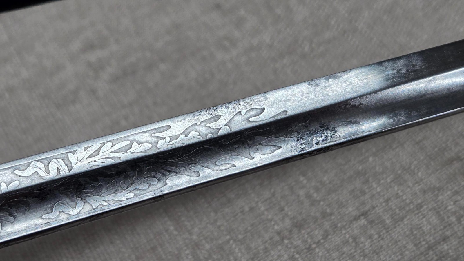 IMPERIAL GERMANY / PRUSSIAN ENGRAVED OFFICER’S COURT SWORD - PRE WW1 - 1800'S