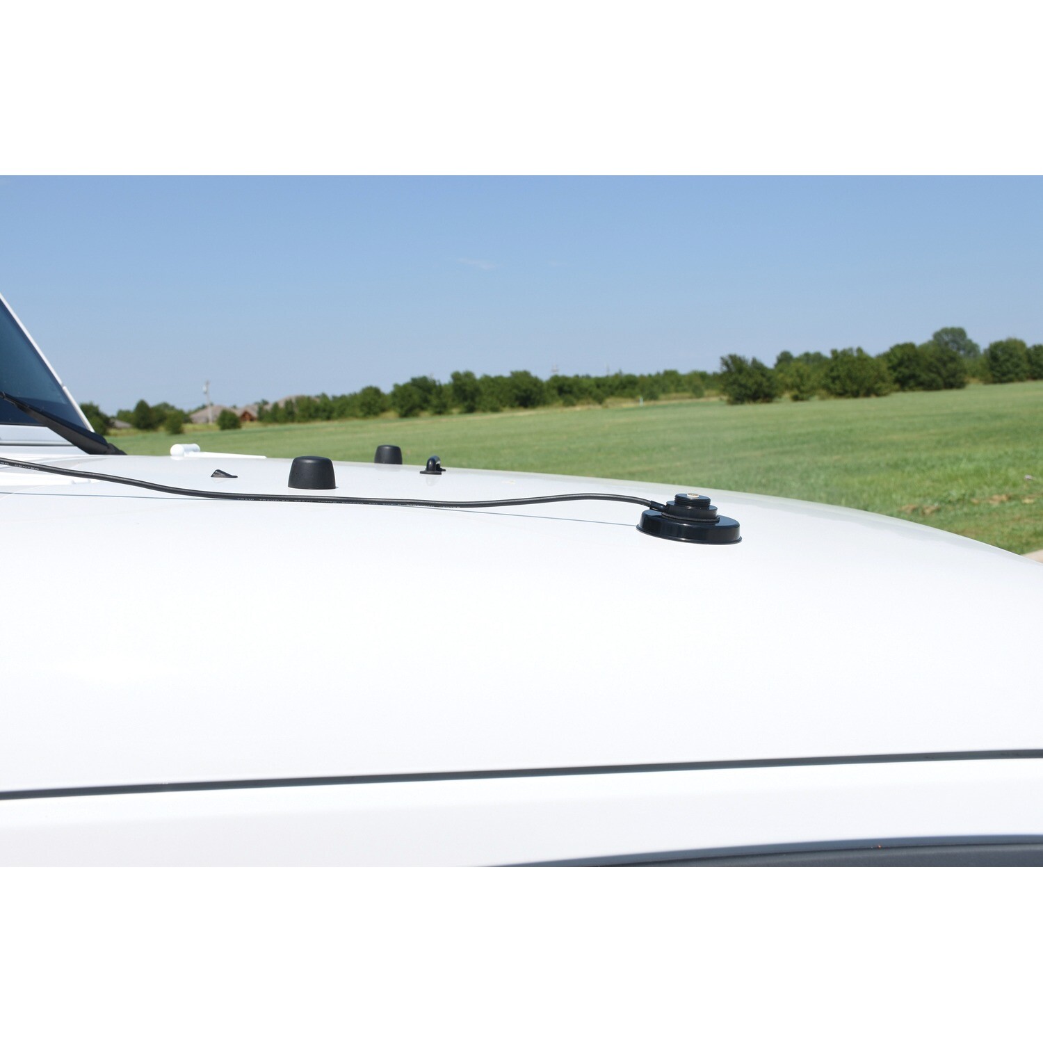 TRAM 1235 3-1/4-Inch Black Zinc NMO Magnet Mount with RG58 Coaxial Cable and...