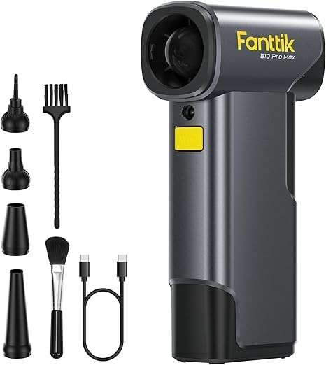 Fanttik B10 Pro Max Electric Air Duster, 130000RPM Brushless Motor, Compressed A