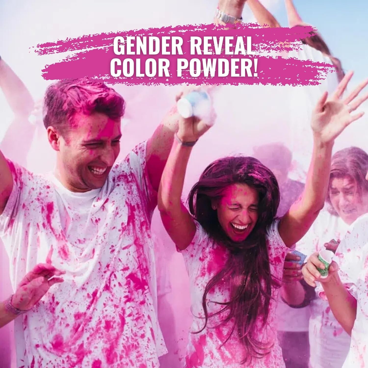 Color Blaze - 15lbs Pink Color Powder - Gender Reveal Baby Girl Color Run Holi