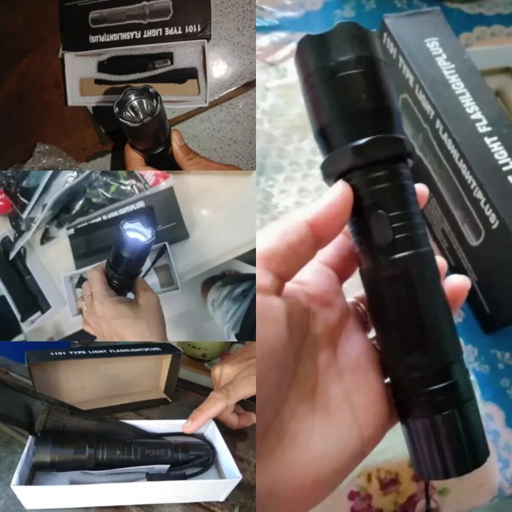 Stun Gun 700 BV Heavy Duty Metal Rechargeable LED Flashlight