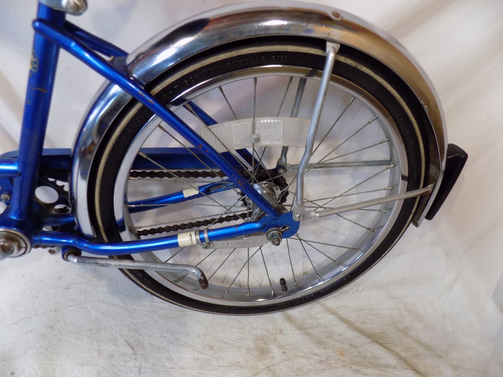 1977 SCHWINN BANTAM 20" STINGRAY MUSCLE BIKE S7 BLUE HOLLYWOOD SUPERIOR TIRES S7