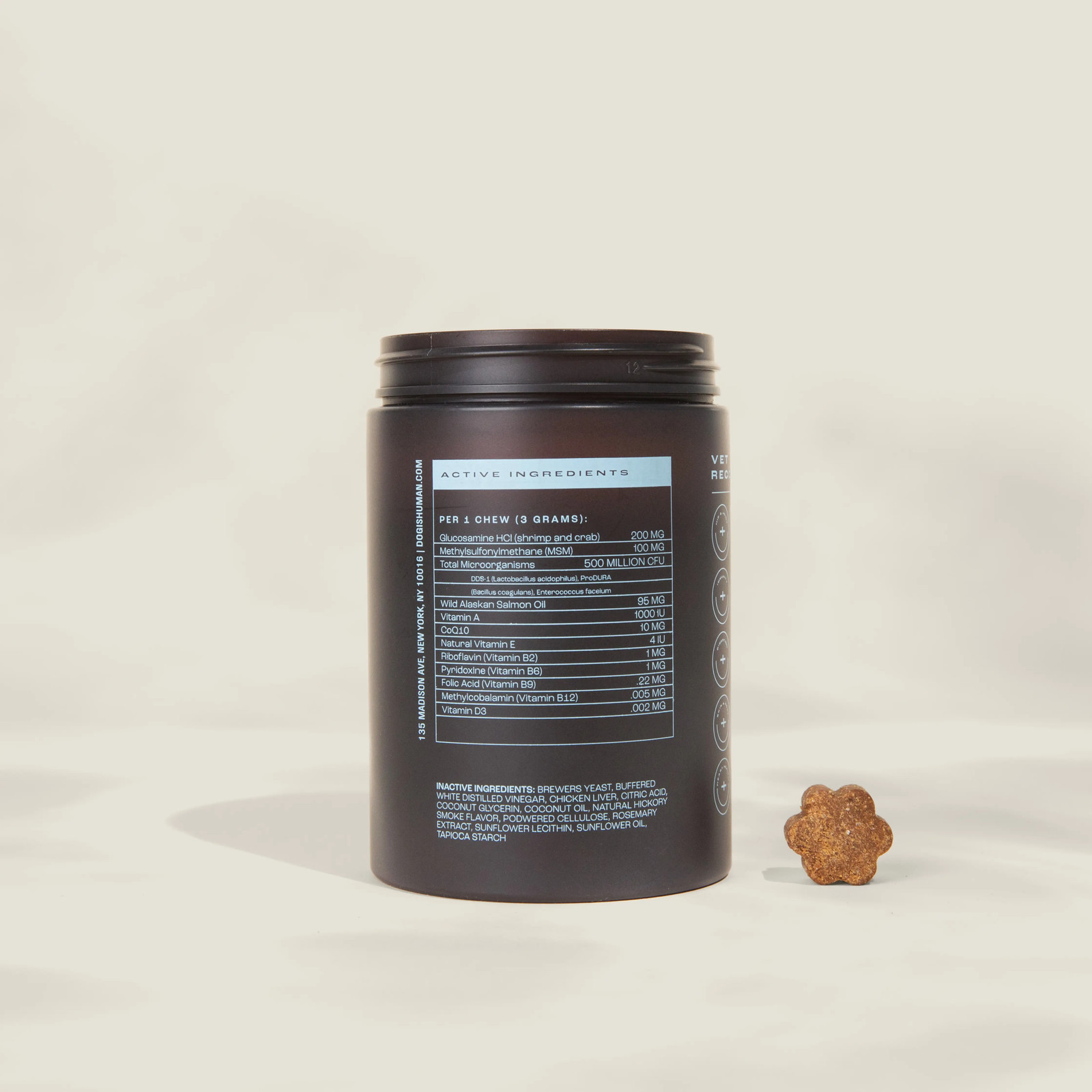 Daily Multivitamin for Dogs beef flavor Human-grade, Vet-formulated