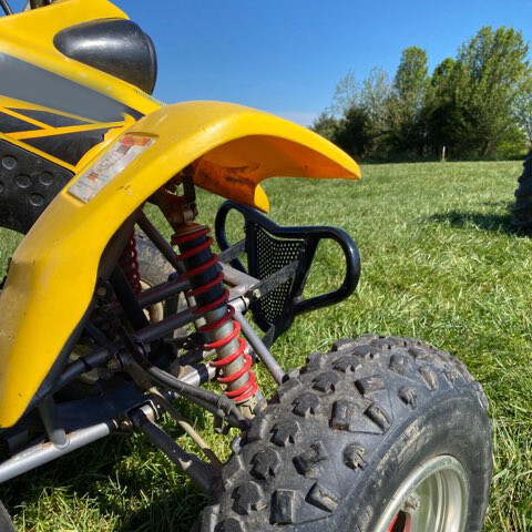 KOJEM For LTZ 400/KFX 400/DVX 400 Arctic Cat Kawasaki Suzuki Front Bumper Black