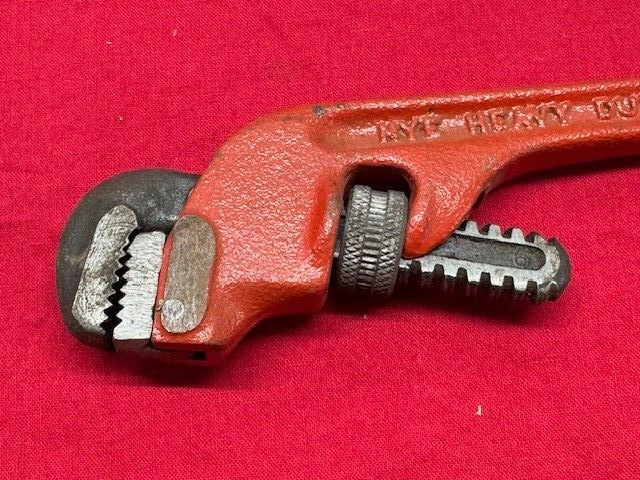 NYE Tool Heavy Duty Offset Pipe Wrench, 6", 3/4" Capacity, Steel Vintage!