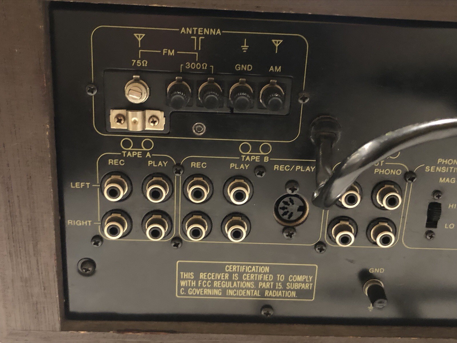 Setton Stereophonic Receiver Model RS 220 Tested,Cleaned, custom preamp out & in