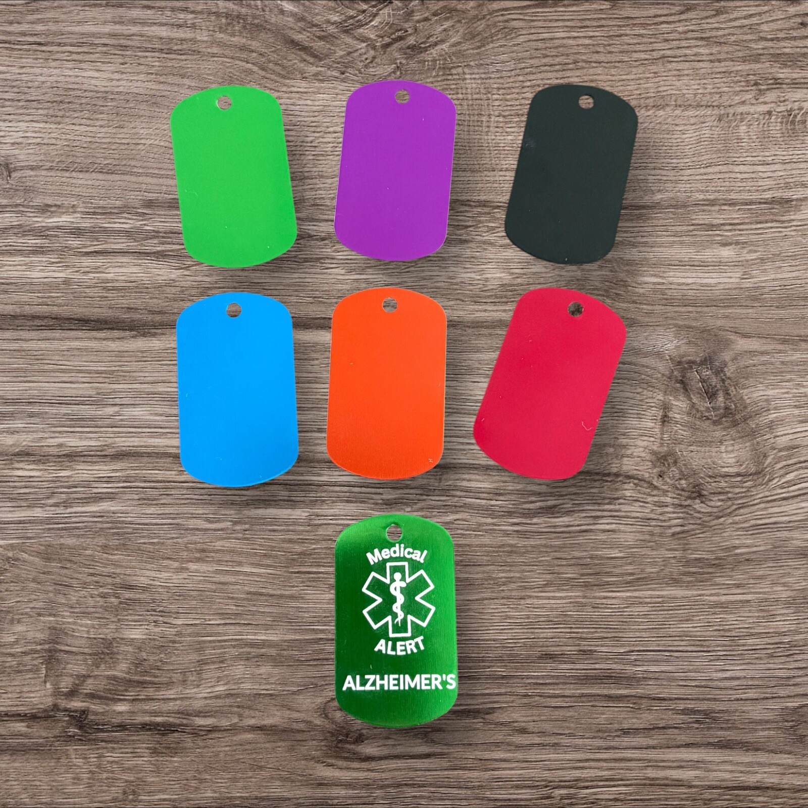 Custom Engraved Personalized Medical Alert ID Dog Tag