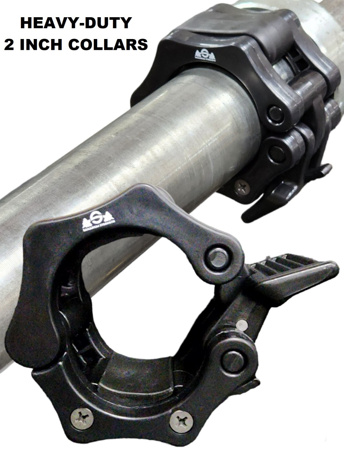 2 Inch Olympic Barbell Clamps Lock Clip Quick Release Collars Standard Gym Bar