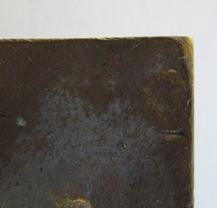 CIVIL WAR BELT PLATE VIRGINIA STATE CAVALRY - BENCH MARKED Reproduction