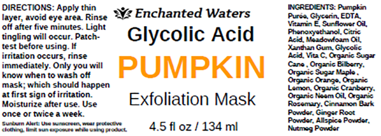 15% Glycolic Acid Peel Pumpkin Enzyme Facial Face Mask AHA + 7.75 inch Fan Brush
