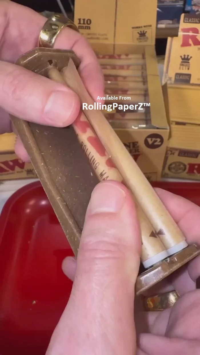 New! RAW Version 2 CONE ROLLER ROLLING MACHINE Rolls KING SIZE & 1 1/4 Size Cone