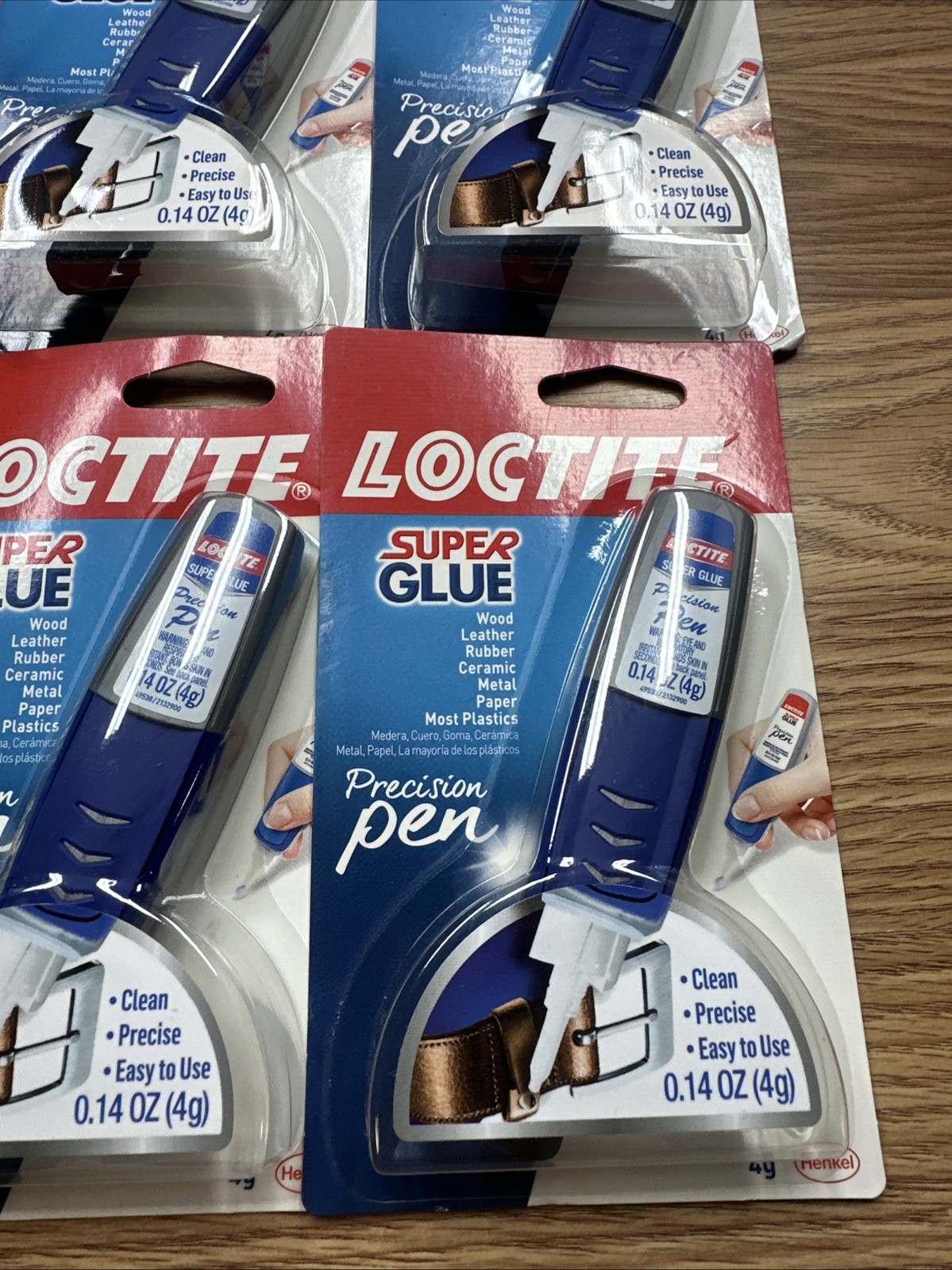 4 X Loctite Super Glue Precision Pens, Clean, Precise, Easy To Use