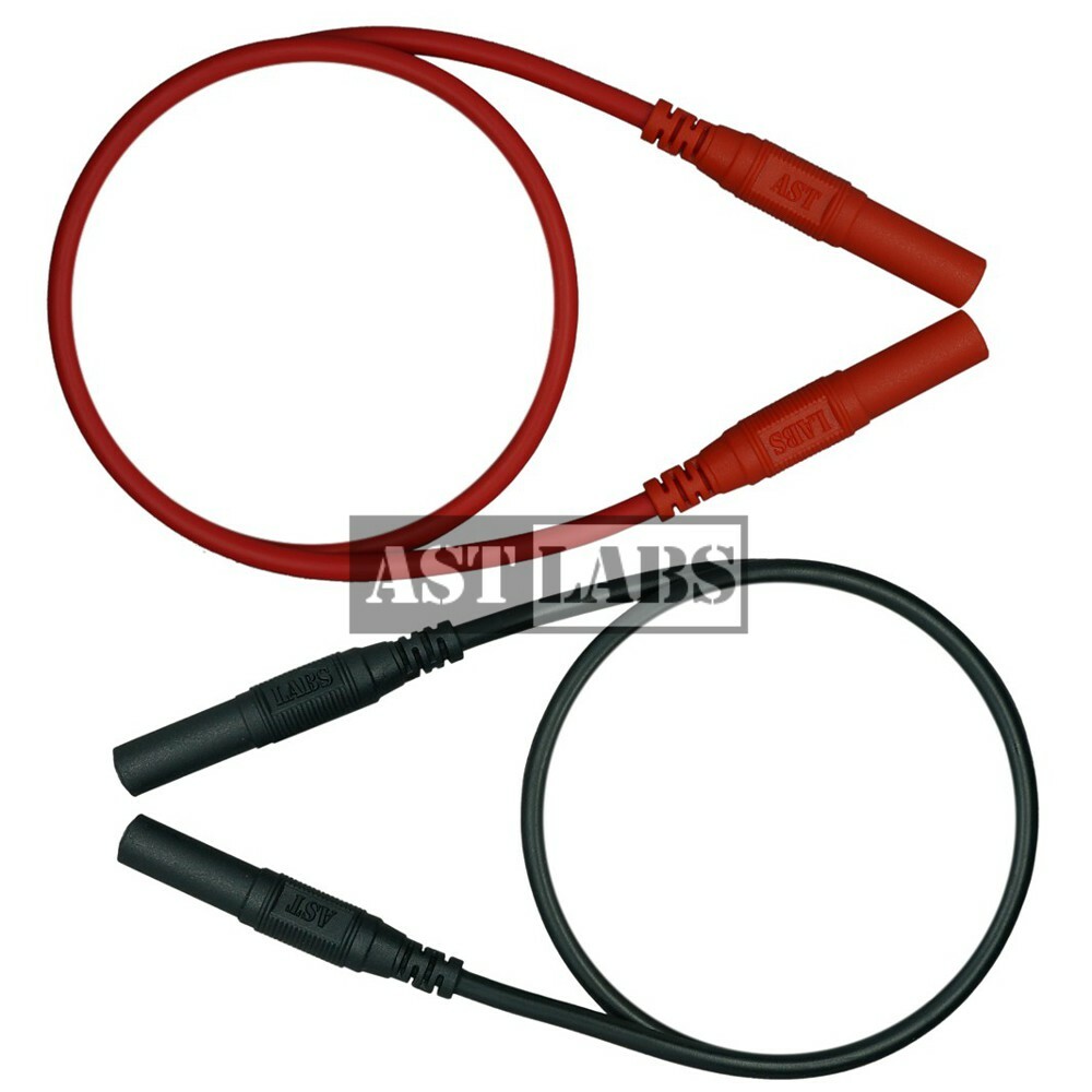AST Labs Multimeter Test Lead Extension Banana Plug (Straight-Straight)