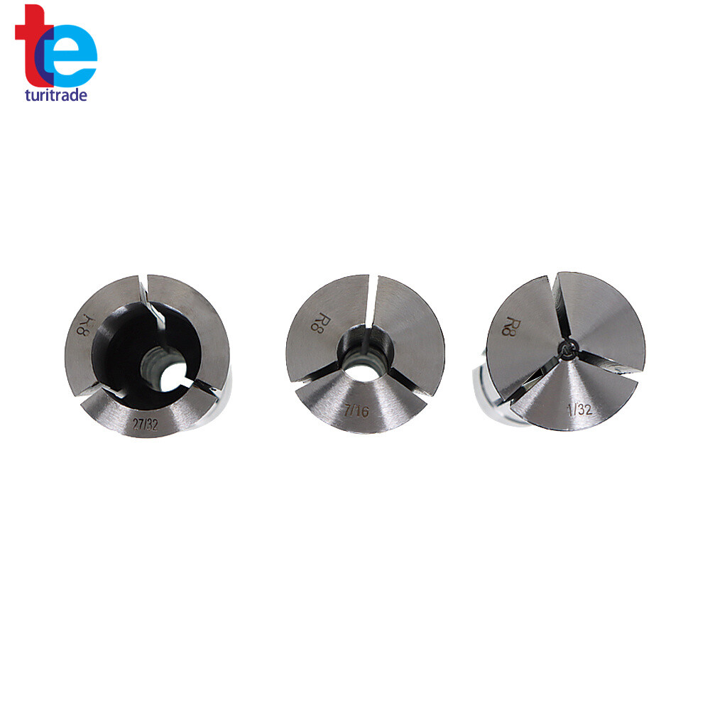 29Pcs R8 Spring Collet Set Fractional 1/32" To 1" High Precision for Bridgeport