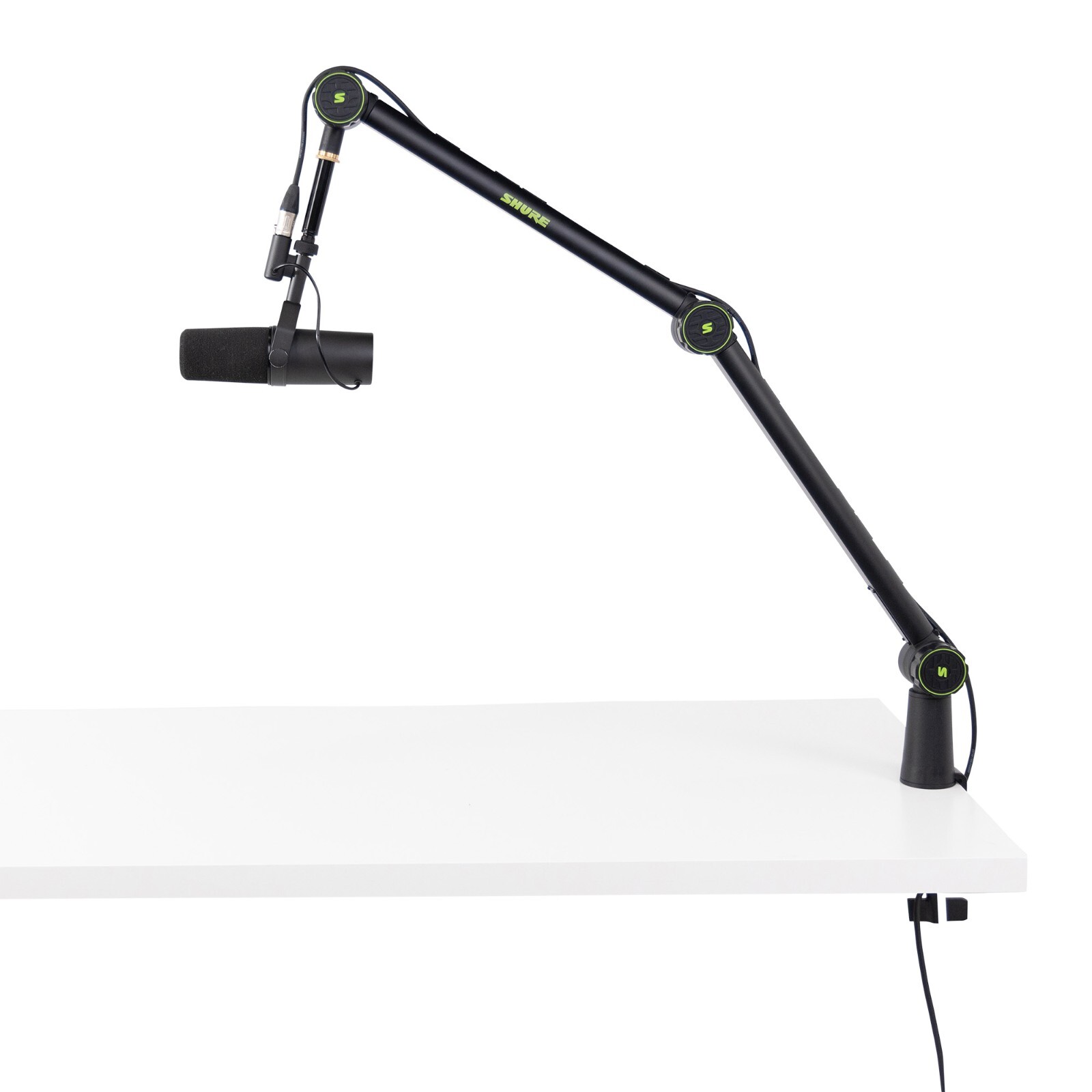 Shure by Gator Deluxe Articulating Desktop Podcasting Mic Boom Arm SH-BROADCAST1
