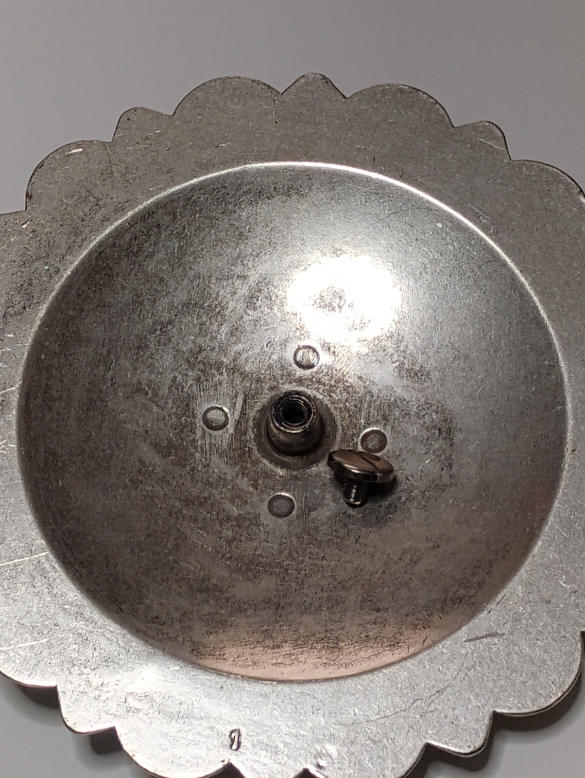 Large 4-1/2 inch Vintage Western Star Berry Concho with Chicago Screw Back #1