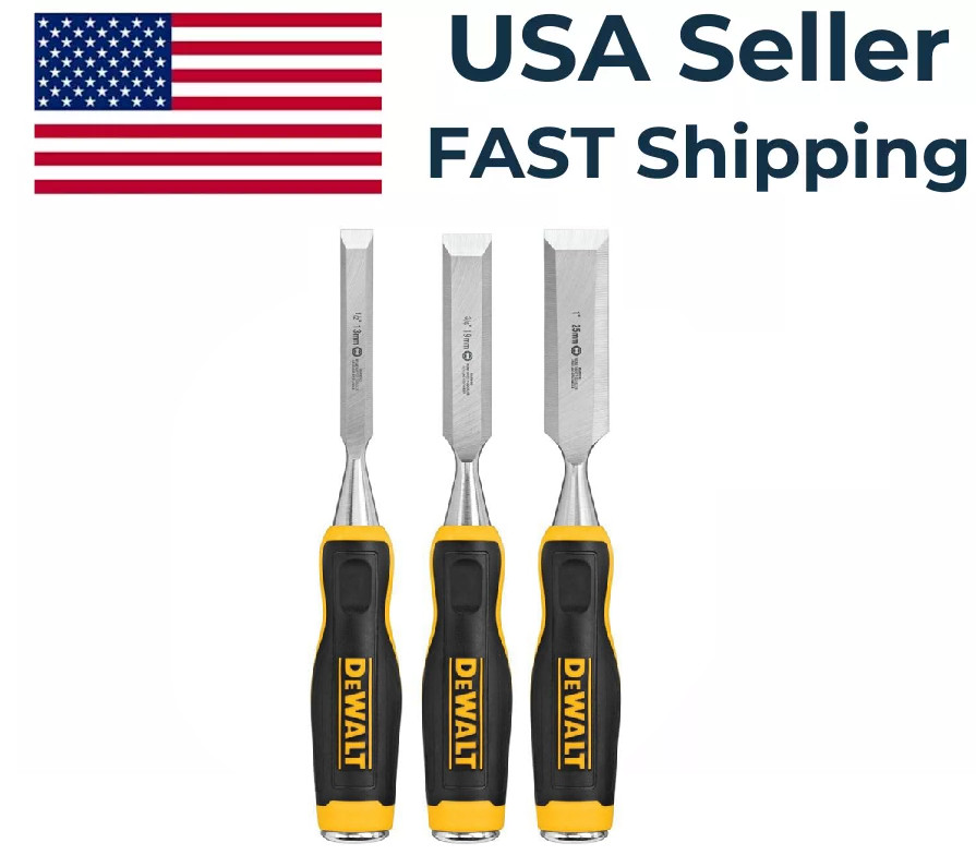 DeWalt Wood Chisel Set DWHT16862 3 pc Used