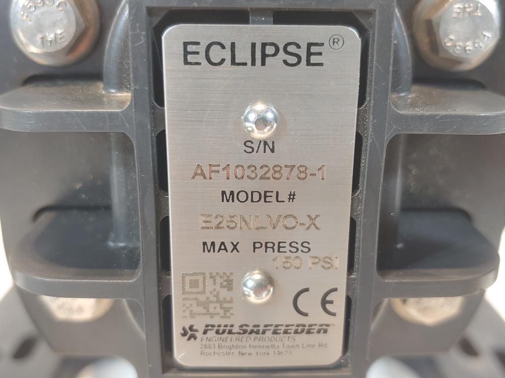 Pulsafeeder Eclipse Non-Metallic Gear Pump Model#: E25NLVO-X