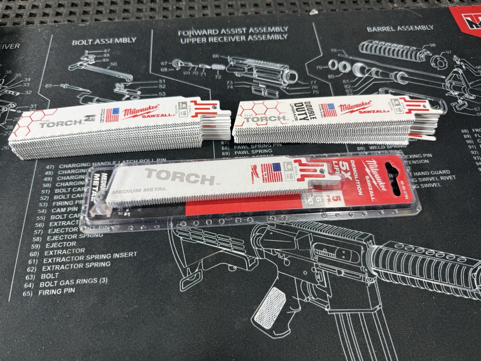 Mikwaukee 12” 5789 9” 5788 6” 5784 9” 5202 And HILTI 362541 Sawzall Blades New