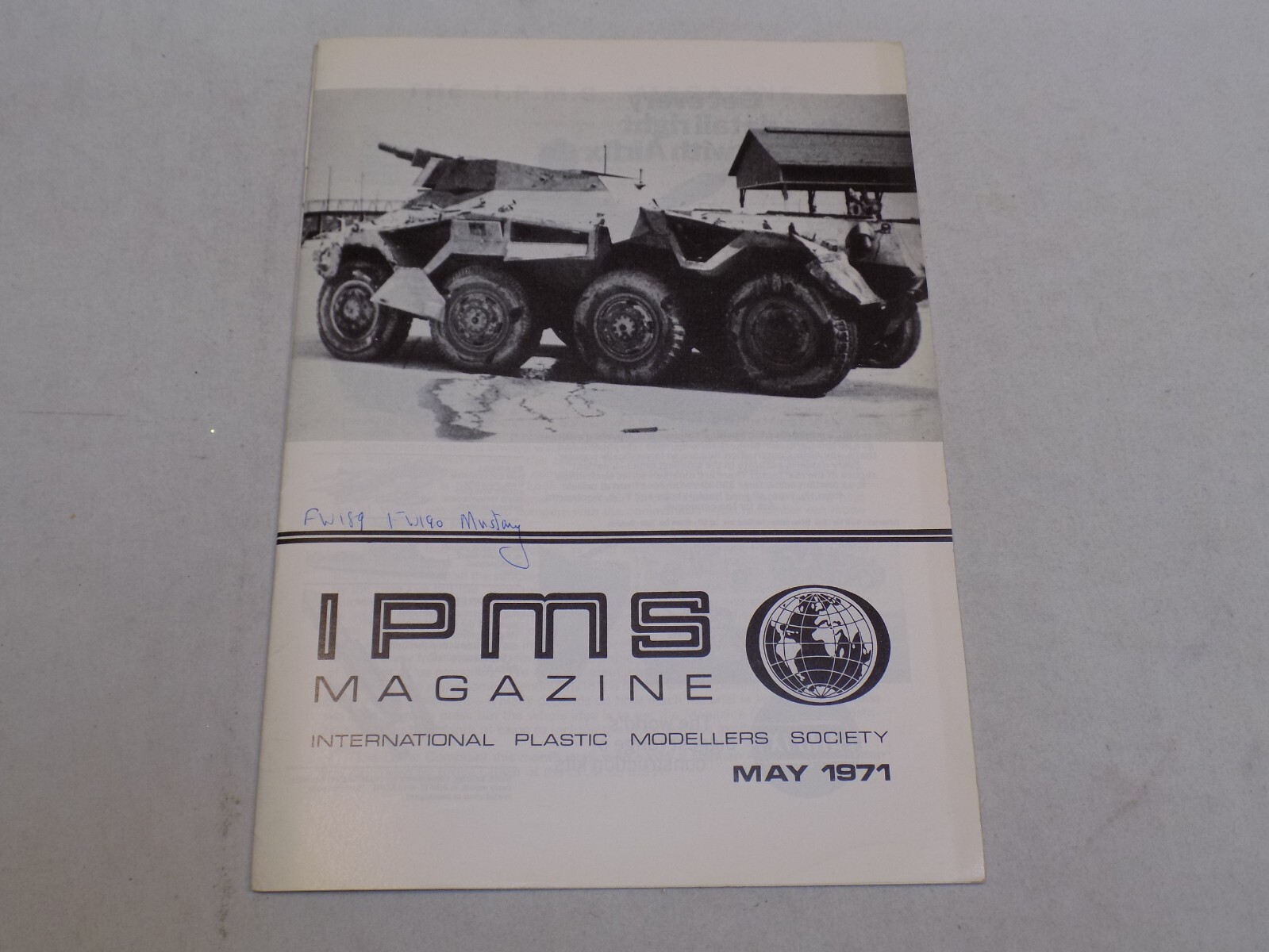 IPMS Magazine 5 1971 International Plastic Modellers Society FW189 FW190 Mustang