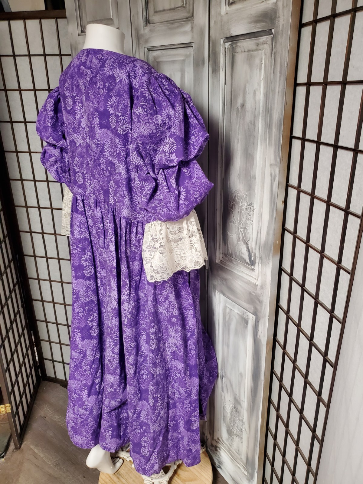 Recollections Victorian Style edwardian Dress Cottagecore Vtg STYLE lace L-XL