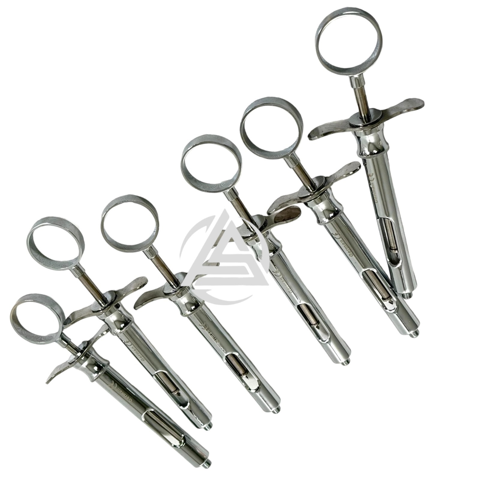 6 German Dental Anesthetic Syringe Self-Aspirating 1.8CC-Dental Instruments-A+