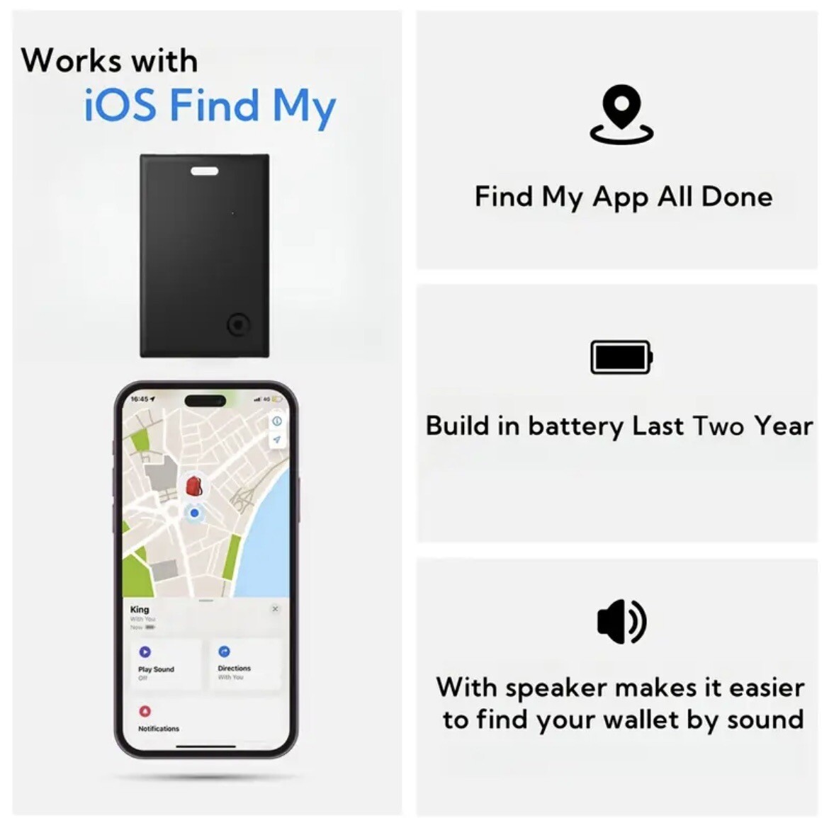 Tile - Slim GPS Wallet Tracker, Luggage Tag, Wireless, Key/Pet Finder “FIND MY”