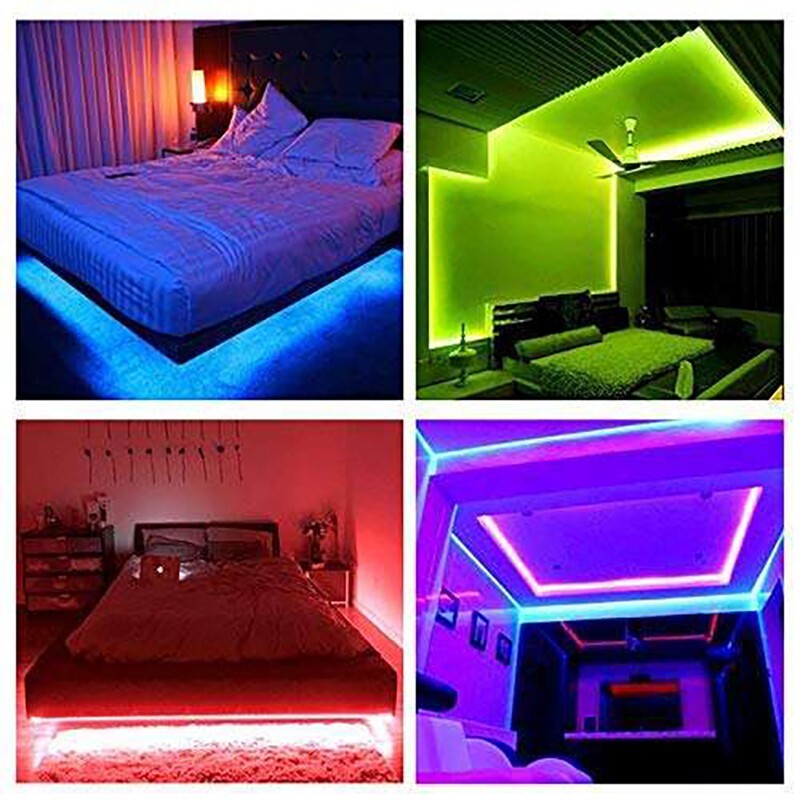 100Ft Smart Wifi Led Strip Light for Bedroom Work with Alexa and Google Color Ch