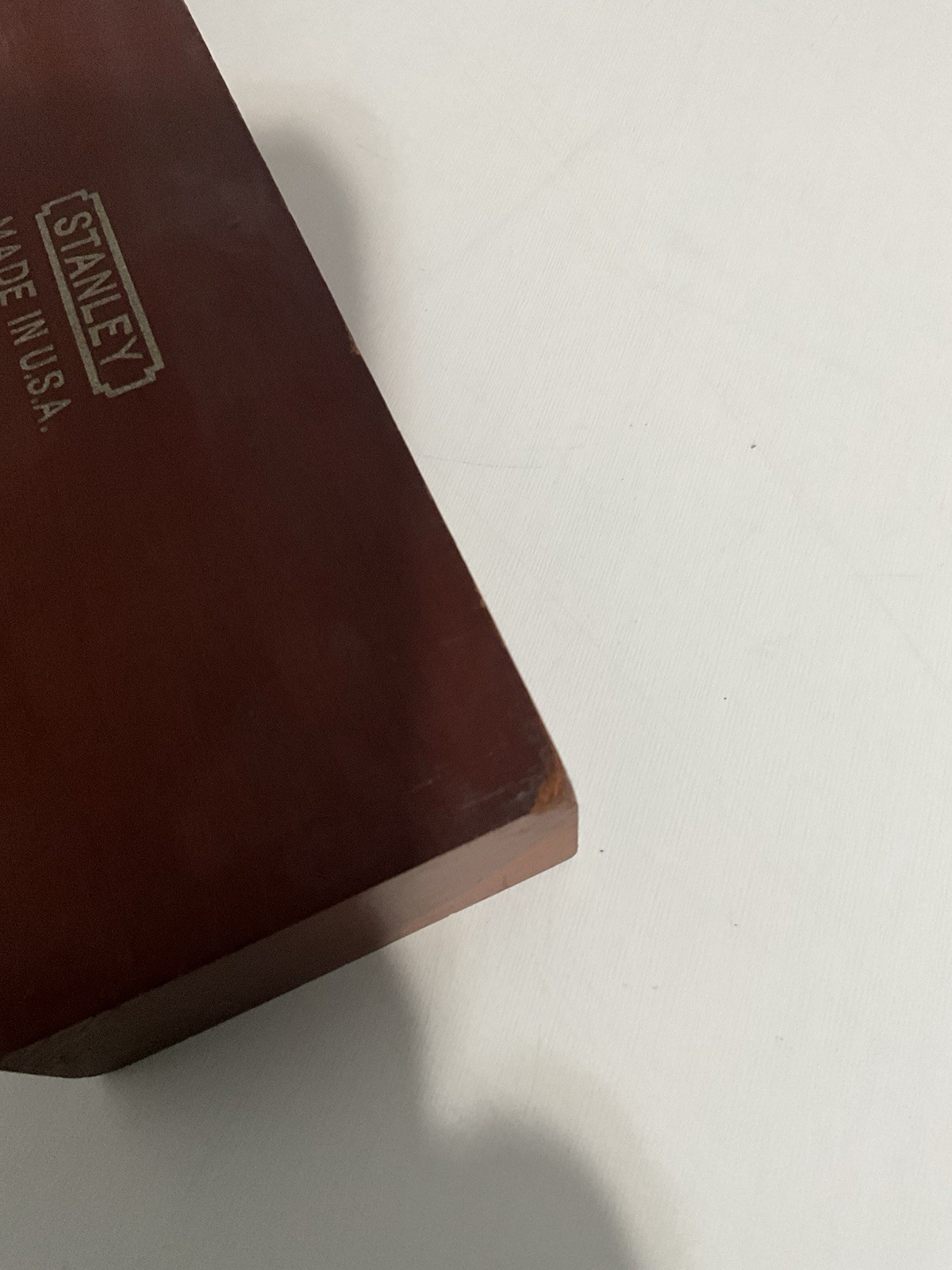 Vintage Stanley No.0 Wooden Level Cherry Wood USA