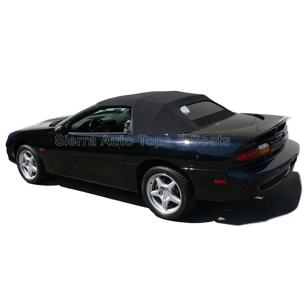Chevrolet Camaro Convertible Top 94-02 in Black Sailcloth, Heated Glass Window