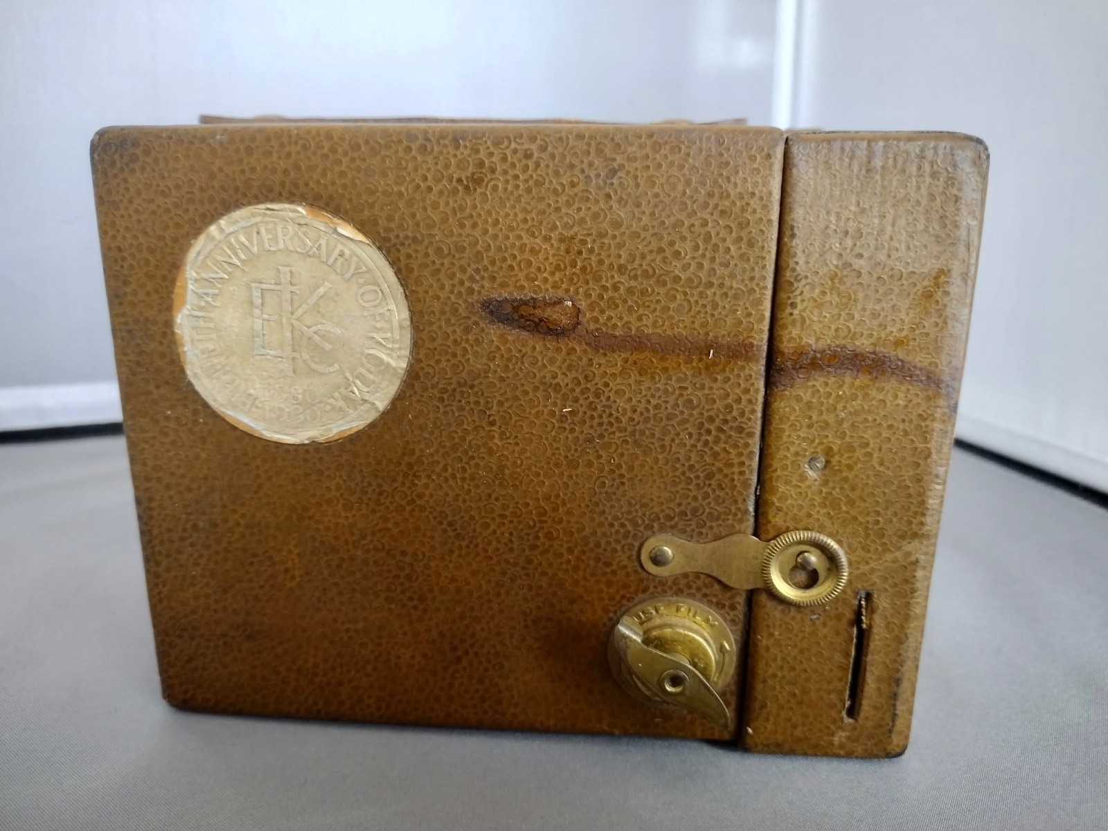 Vintage 1880-1930 50th Anniversary Brown Kodak Box Camera