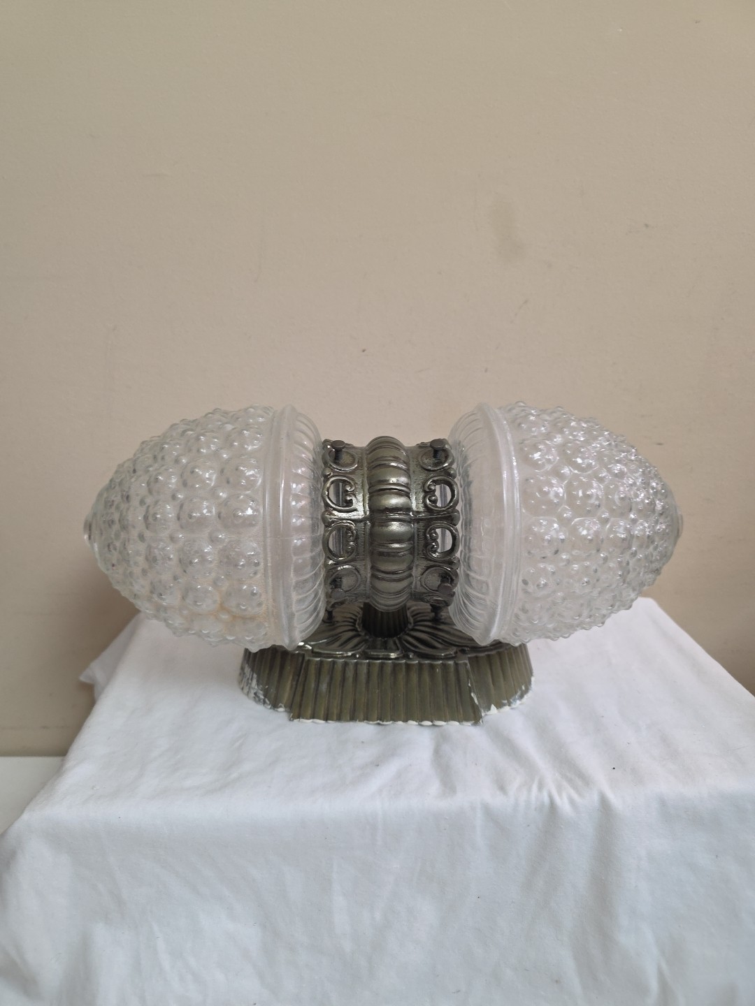 Vintage Double Vanity Bathroom Wall Globes Light Fixture By Lightcraft App 13"