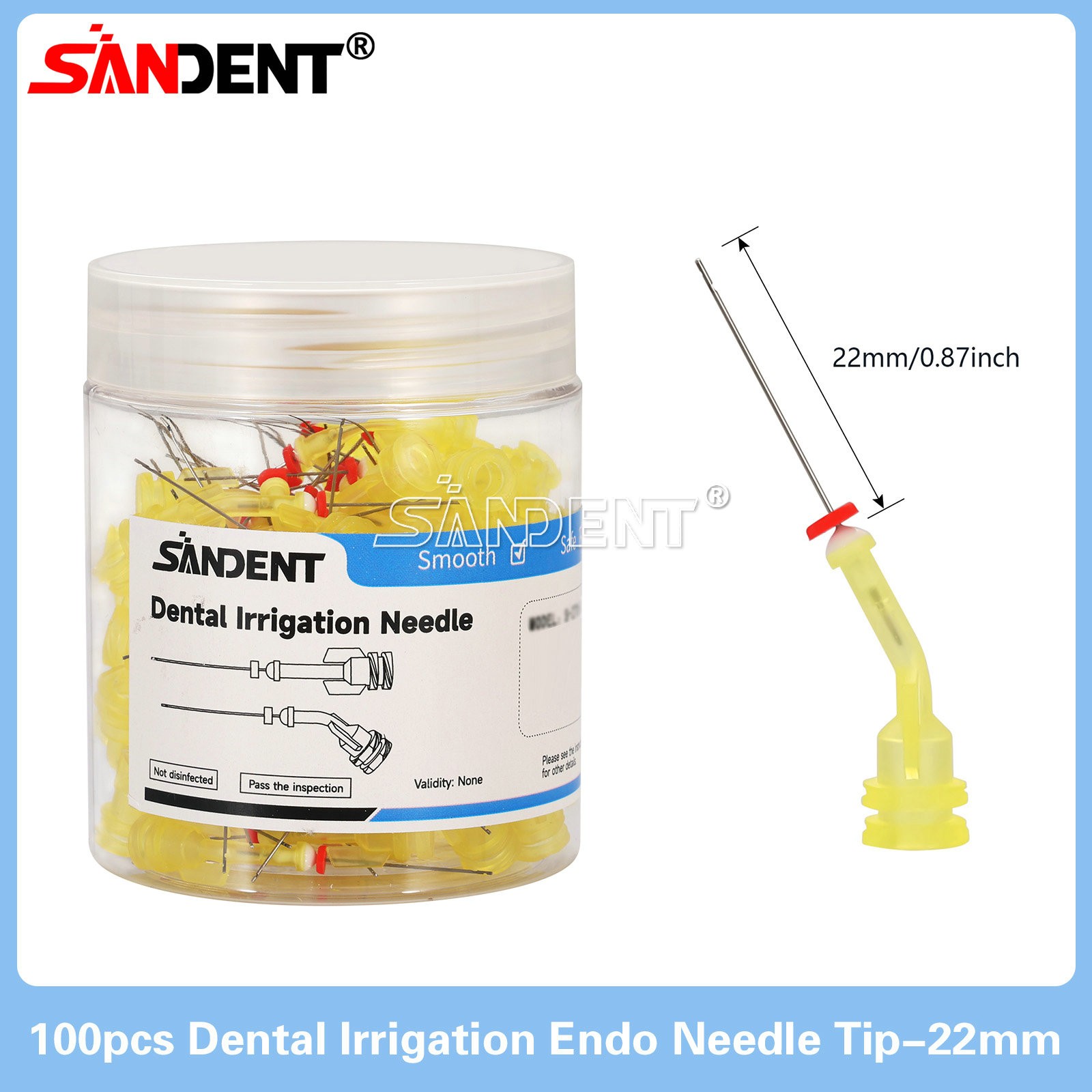 Dental Endodontic Endo Irrigation Needle Tip Disposable Root Canal Syringe Tips