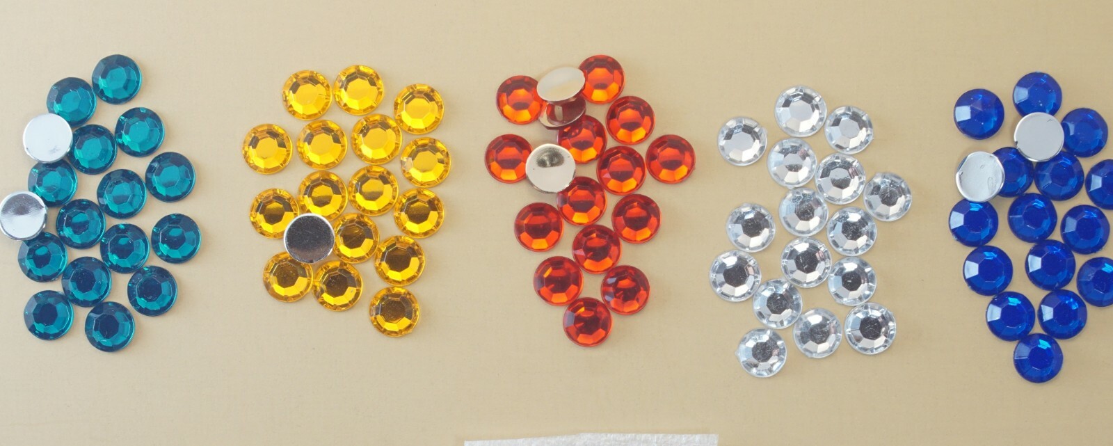 New color Acrylic Rhinestone(#48) Size ss48 & Gold/Silver rim U.S. stock USA.