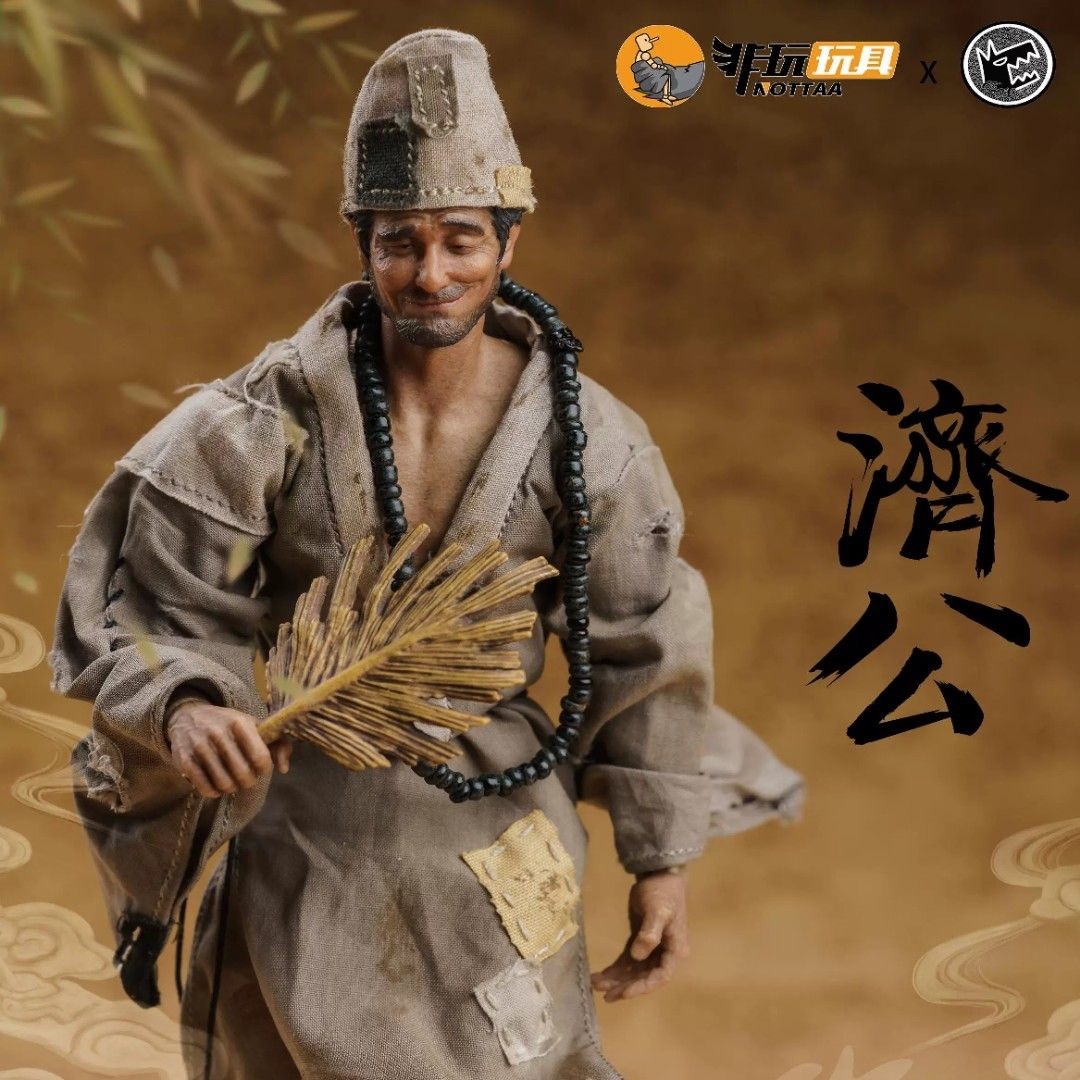 NT-JG: Nottaa Nota Studio Mad Monk (Ji Gong) 1/12 Scale Action Figure