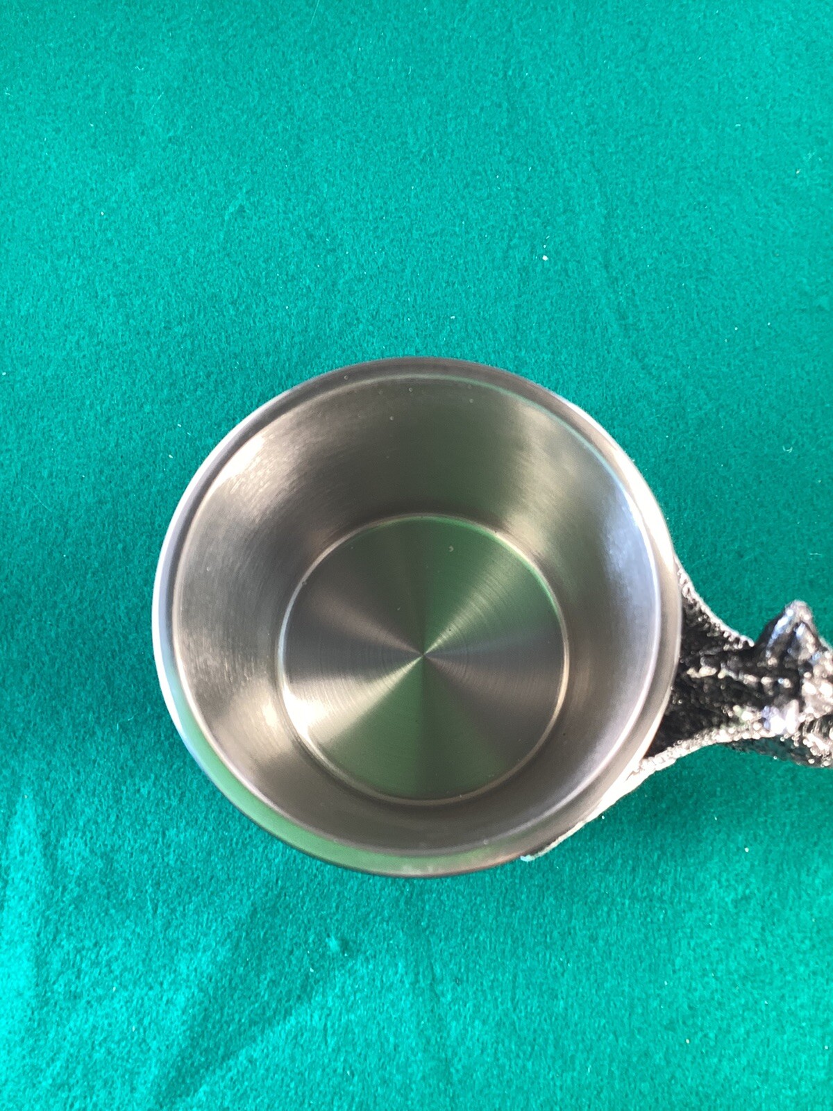 Dragon Serpentine Mug Tankard Stainless Steel Insert Resin Exterior New 4.2 Tall