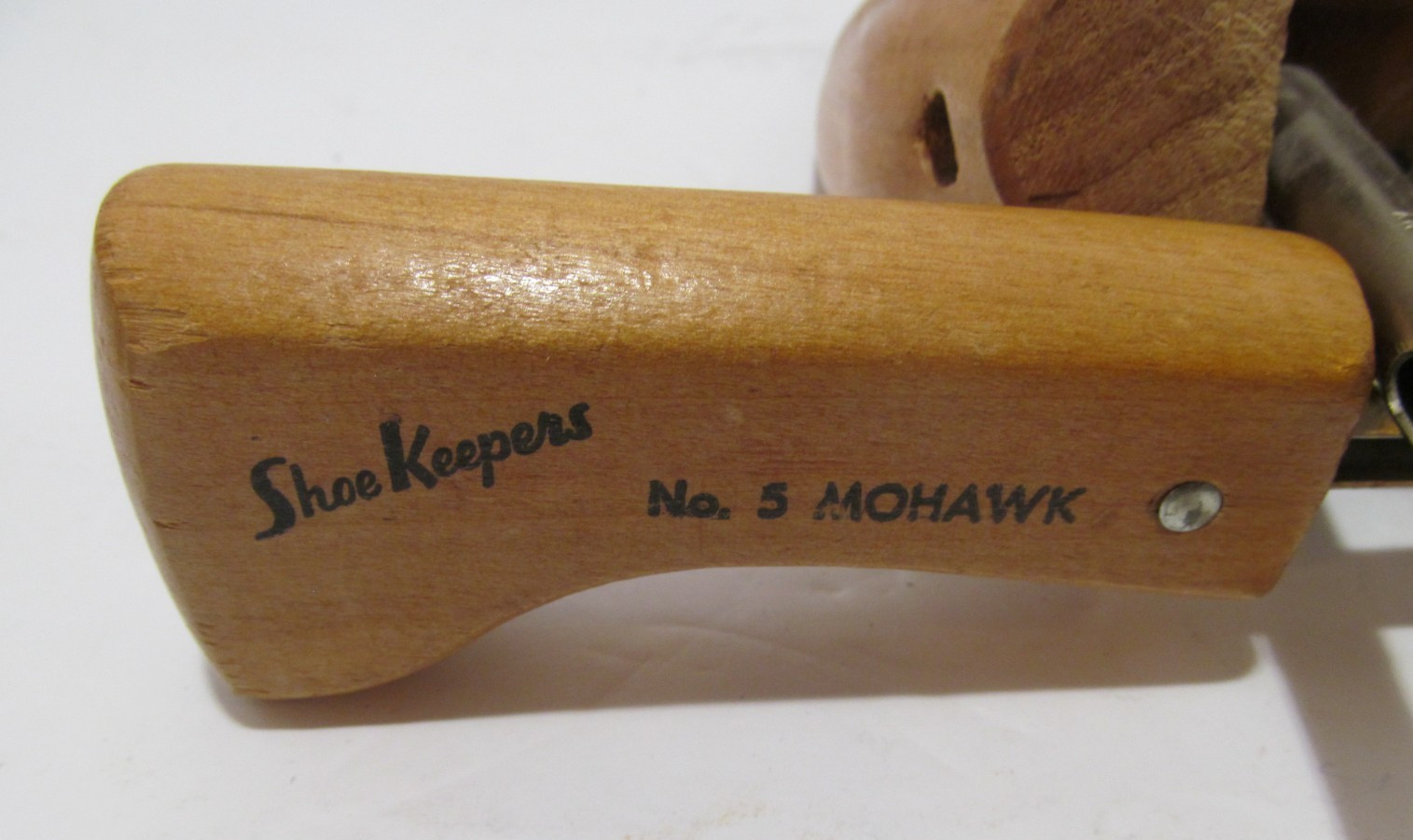 Vintage MOHAWK No. 5 Shoe Keepers Wood Split Toe Shoe Tree Stretchers