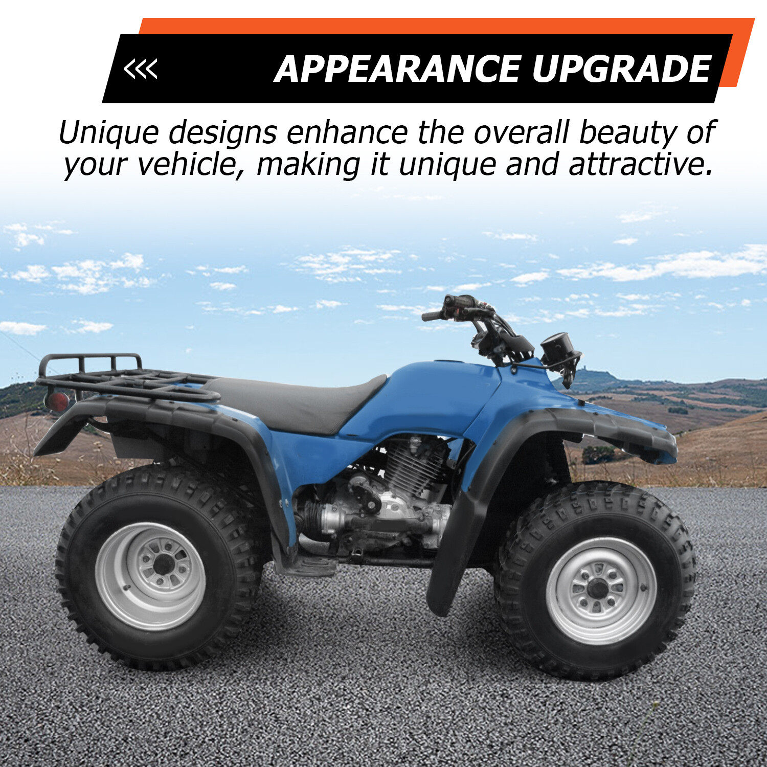 Mud Flaps For Honda TRX300 TRX 300 FW Trax Fender Flares Guards Set of 2 96-00