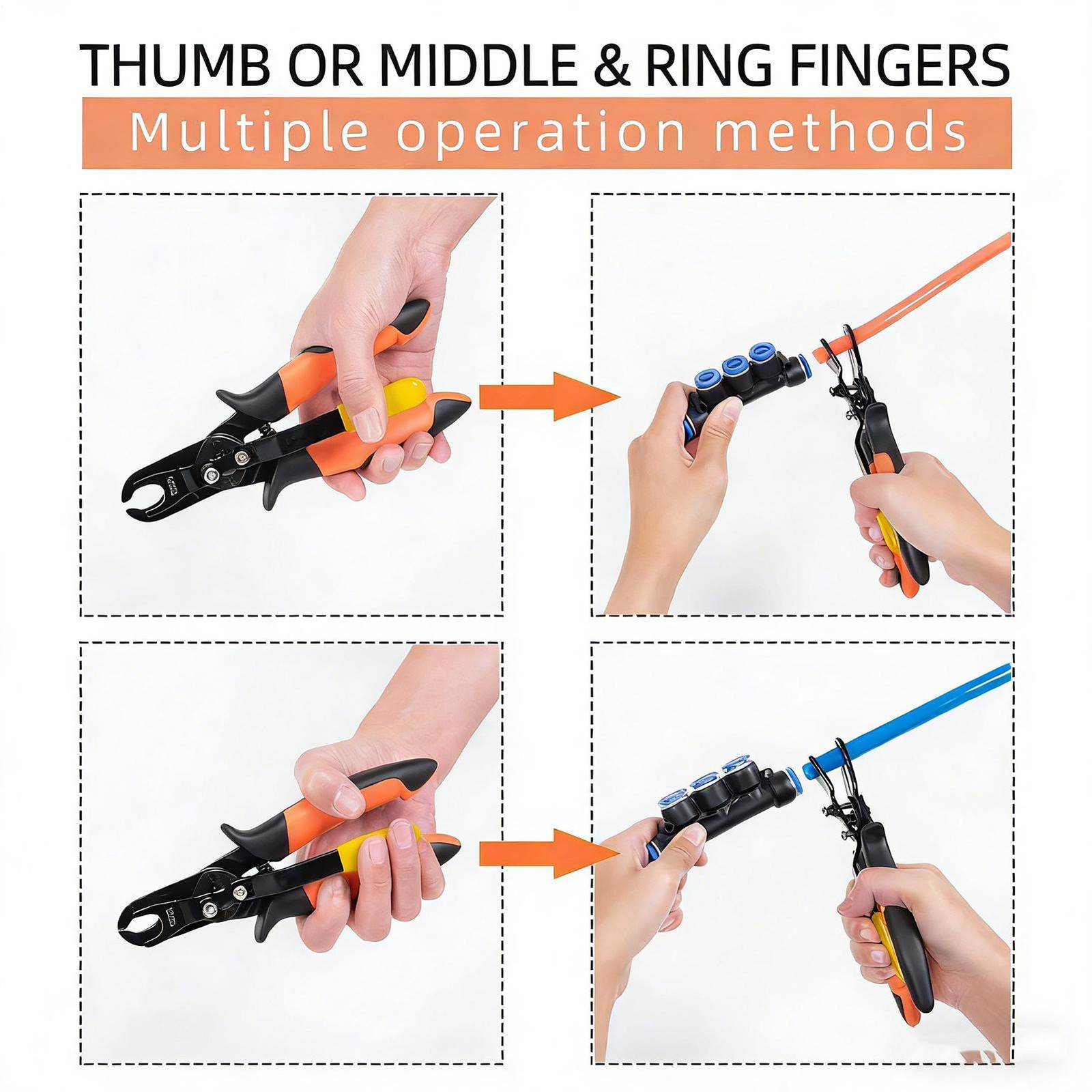 Air Line Pliers Push to Connect Fitting Disconnect Tool for 1/4" 5/16" Pneumatic