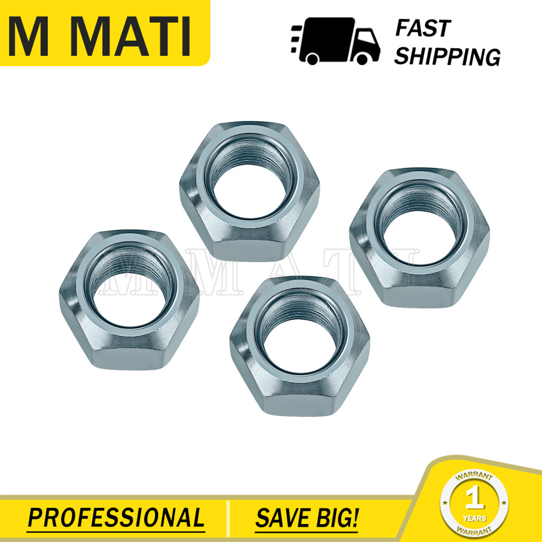 For Go Kart Live Axle Hub 4" x 4" Bolt Pattern Hub and 1" to 3/4" Axle Step Down