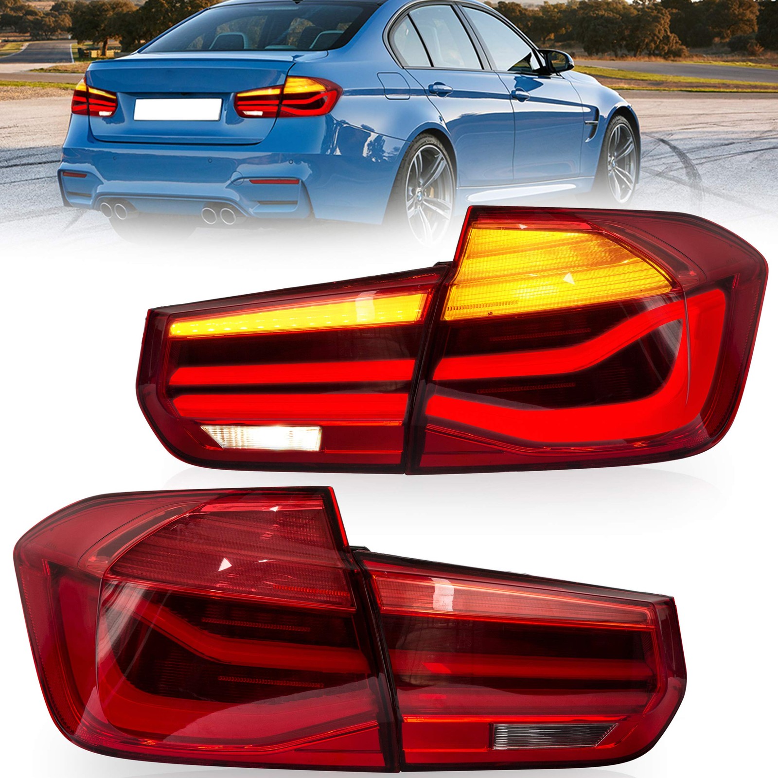 Tail lights Assembly for BMW 3 Series F30 F35 F80 320i 328i 328D Sedan 6th Gen