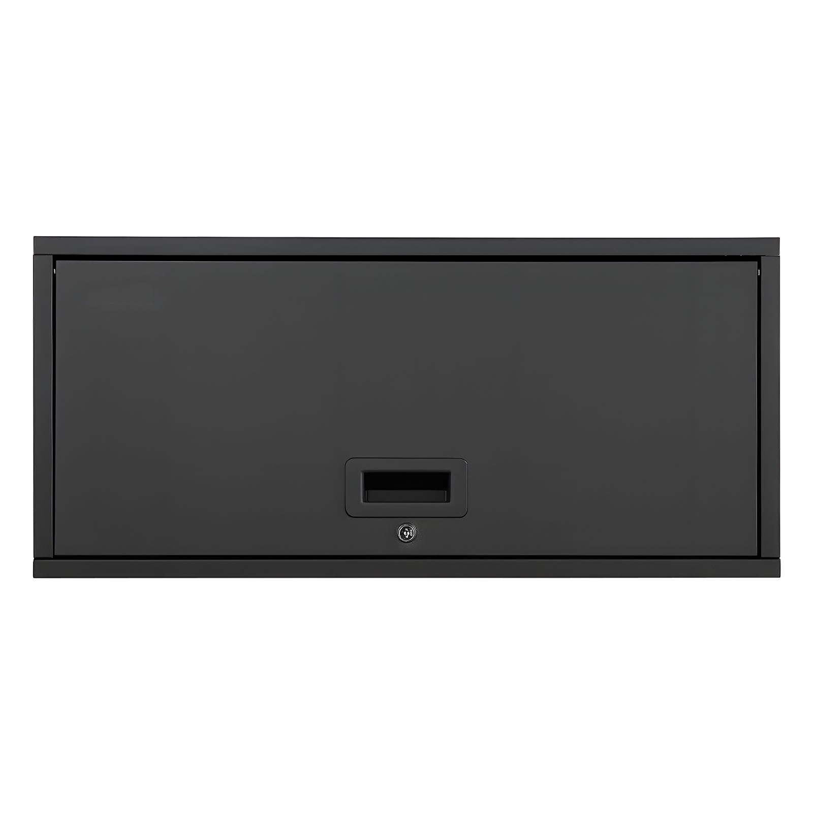 Uimoso Metal Wall Storage Cabinet with Flip-Up Door and 120 lbs Shelf Capacity