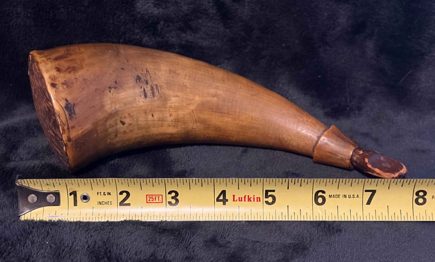 Amazing Carved Powder Horn..French & Indian/Revolutionary War Era..PLEASE LOOK!