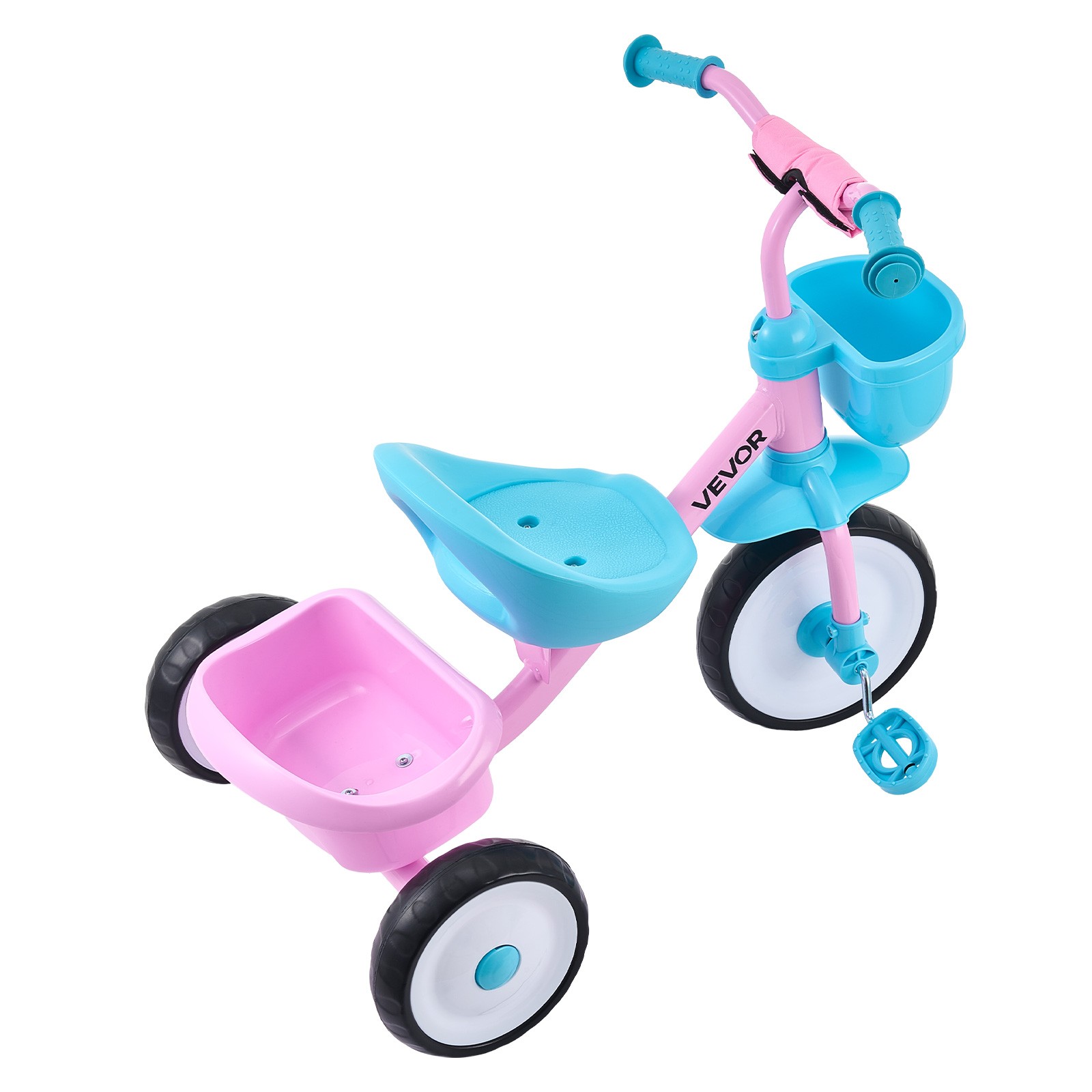 VEVOR Toddler Tricycle Kids Trike for 2-5 Year Old Girls/Boys Adjustable Seat