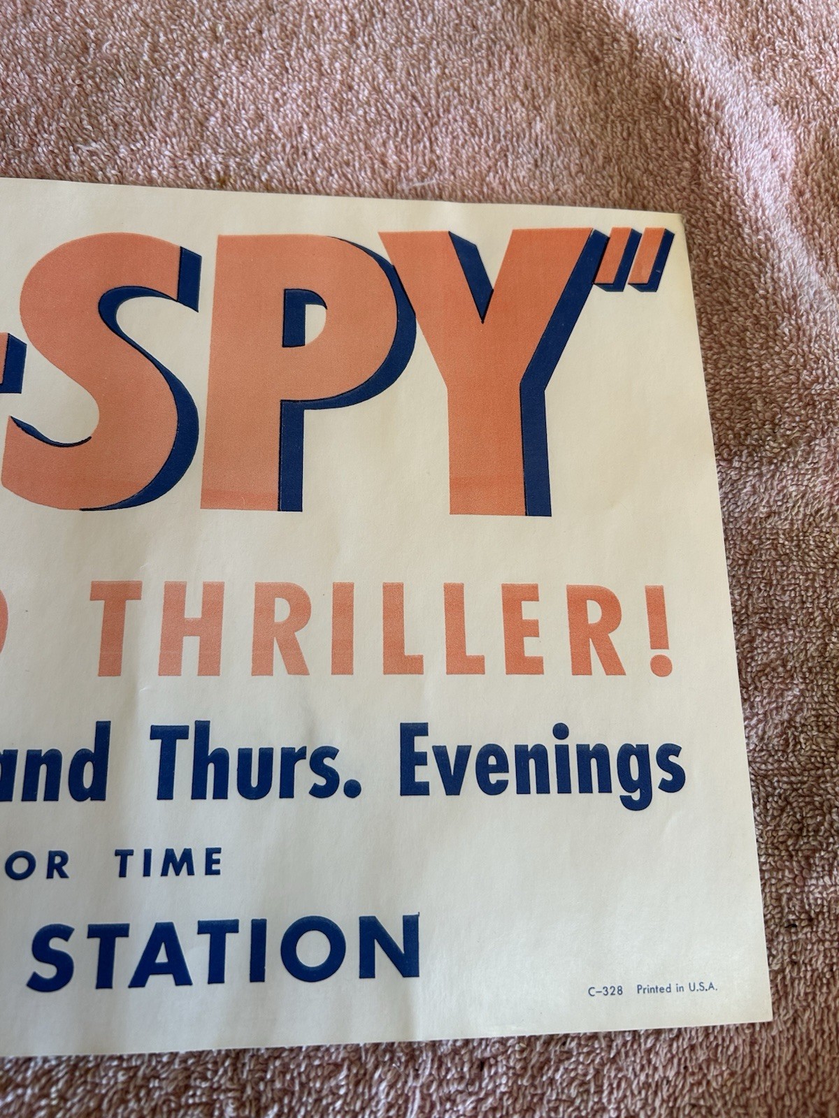 2 Original Pepsi -cola Paper Signs Both Double Dots Signs