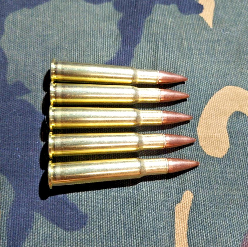 30-40 KRAG SNAP CAPS SET OF 5 "SAFETY RED"