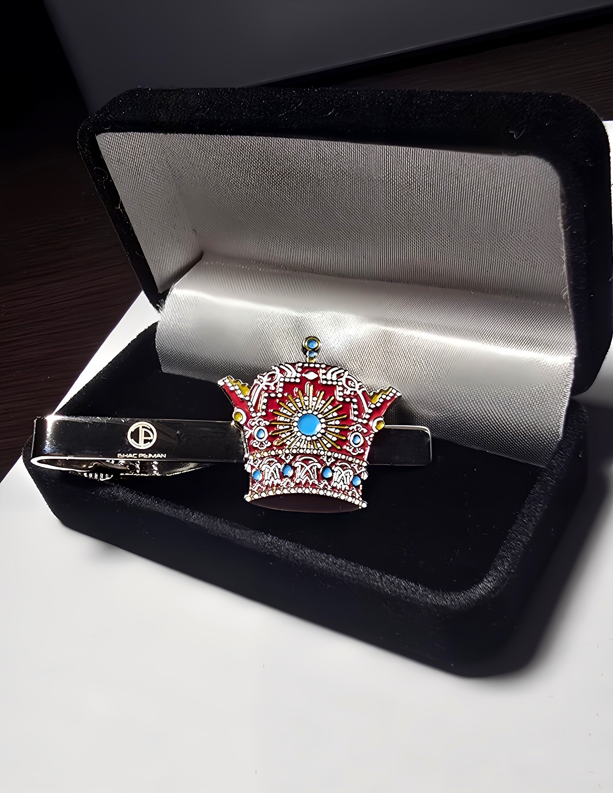 tie clip for men PAHLAVI CROWN سنجاق کراوات تاج پهلوی