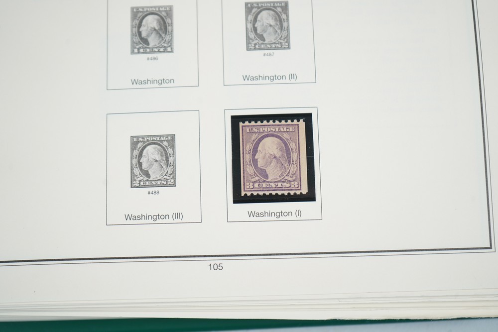 US 1890s-1980s COLLECTION OF 650+ STAMPS MINT & USED STORED IN MYSTIC ALBUM