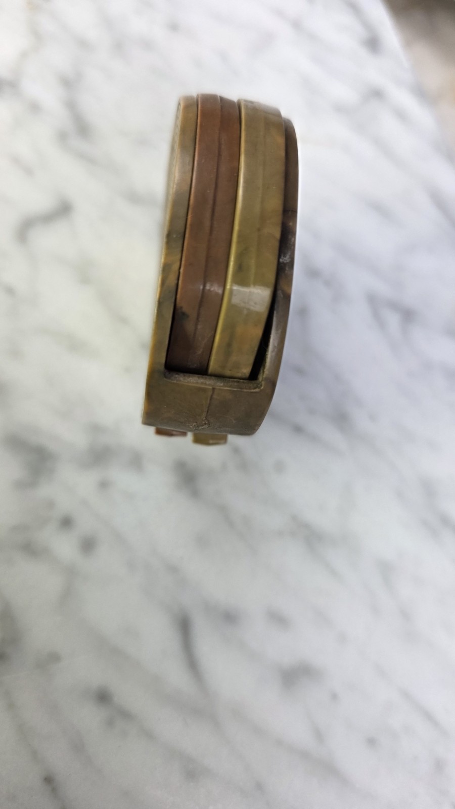 Vintage Atco Bakelight Double Pocket Magnifier